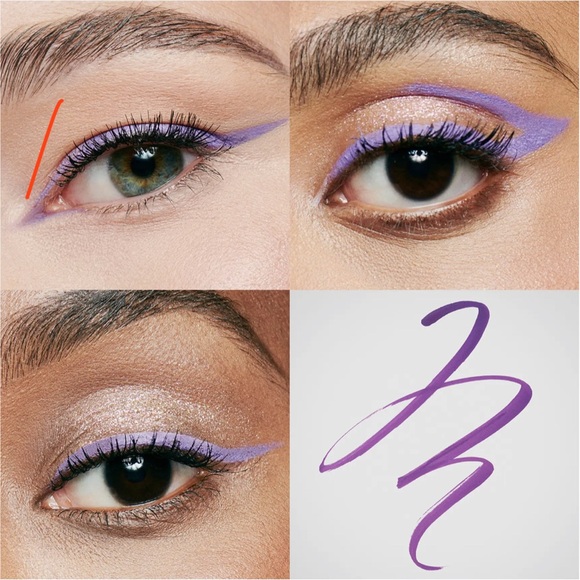 Stila VIOLET HAZE Stay All Day Waterproof Liquid Eyeliner Light Purple NEW PC - Picture 2 of 5